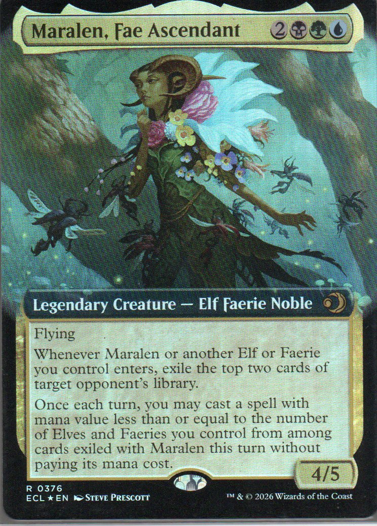 Maralen, Fae Ascendant ECL 376 Rare foil Ingles