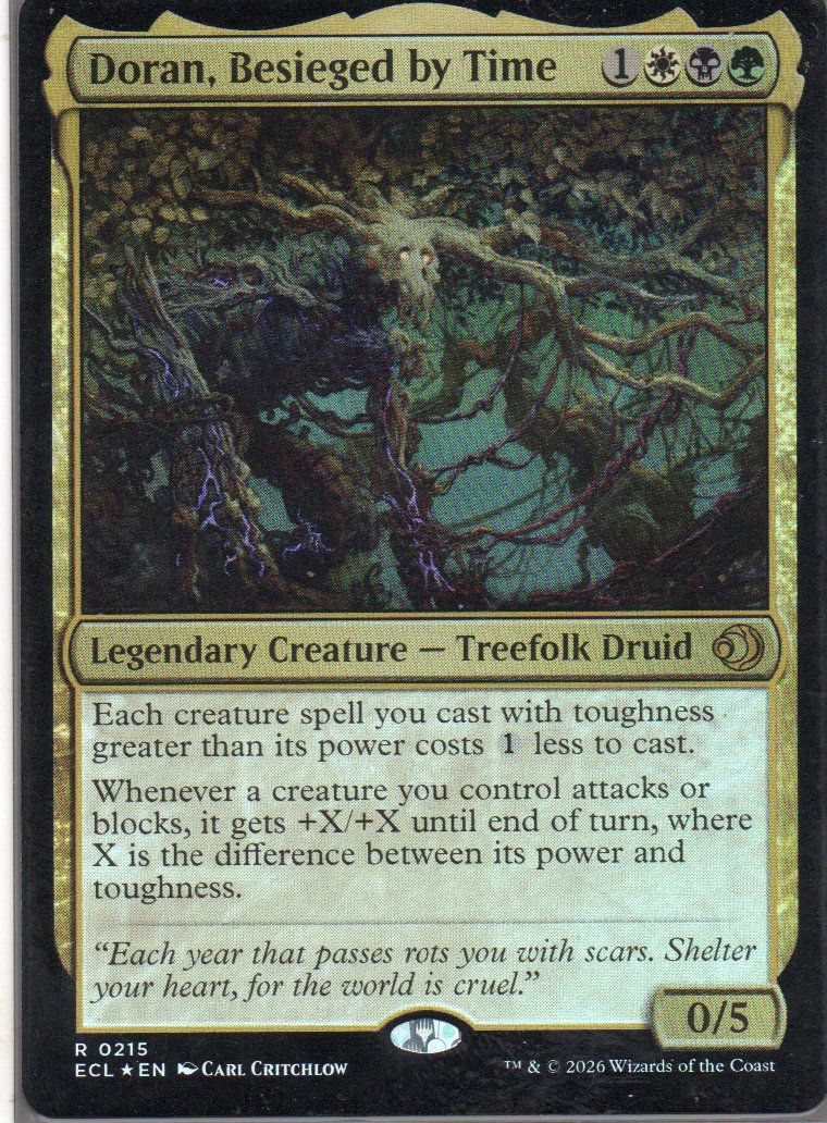 Doran, Besieged by Time ECL 215 Rare foil Ingles