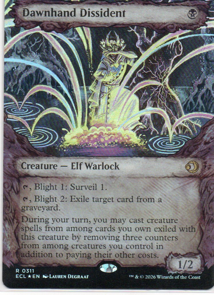 Dawnhand Dissident ECL 311 Rare foil Ingles