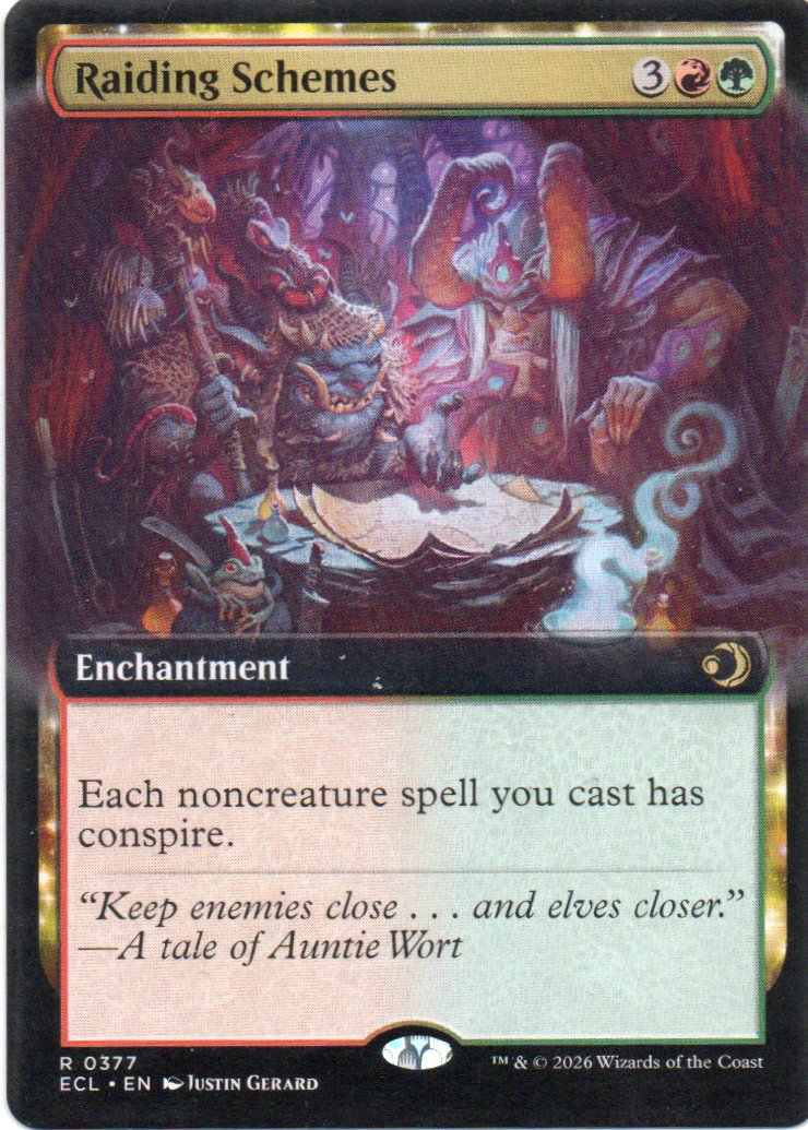 Raiding Schemes ECL 377 Rare Ingles