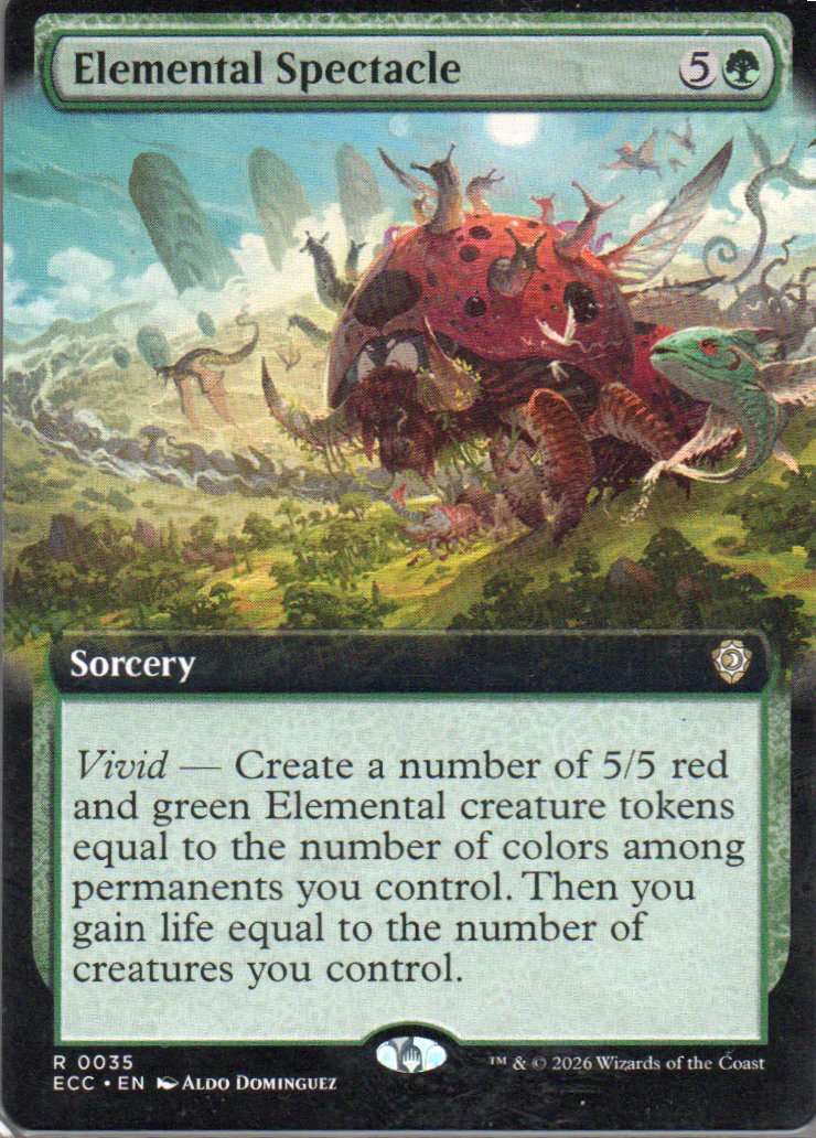 Elemental Spectacle ECC 035 Rare Ingles