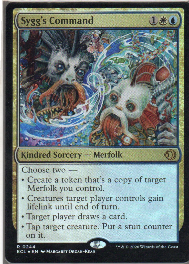 Sygg's Command ECL 244 Rare foil Ingles
