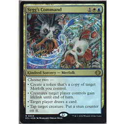 Sygg's Command ECL 244 Rare foil Ingles