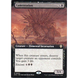 Lamentation ECC 030 Rare Ingles