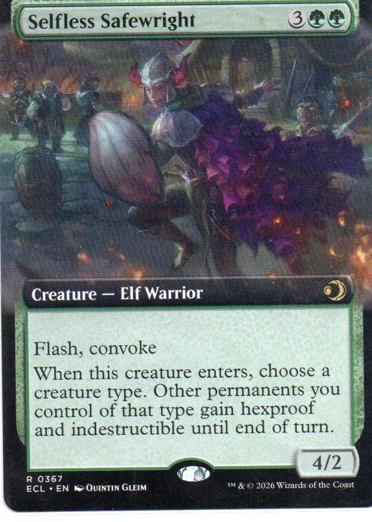 Selfless Safewright ECL 367 Rare Ingles