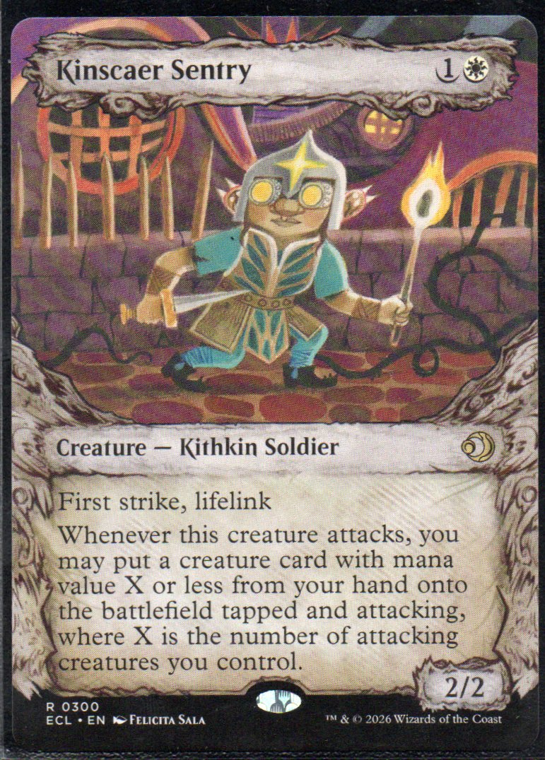 Kinscaer Sentry ECL 300 Rare Ingles