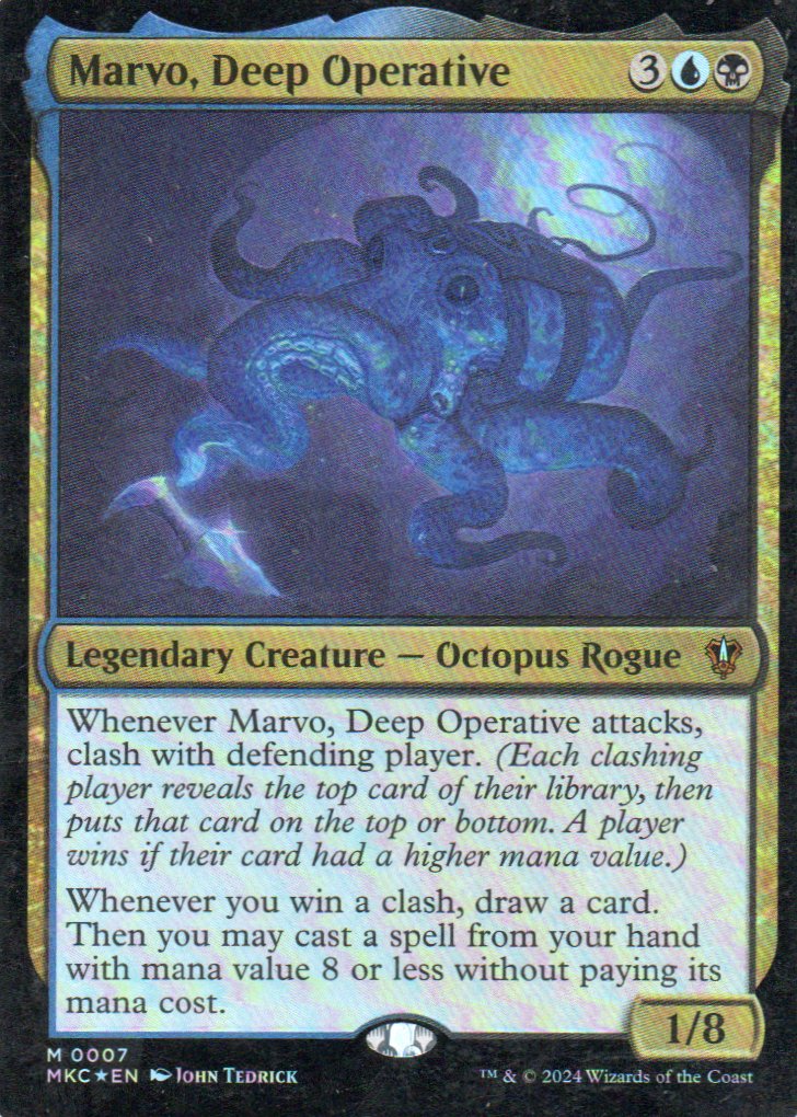 Marvo, Deep Operative MKC 007 Mythic rare foil Ingles