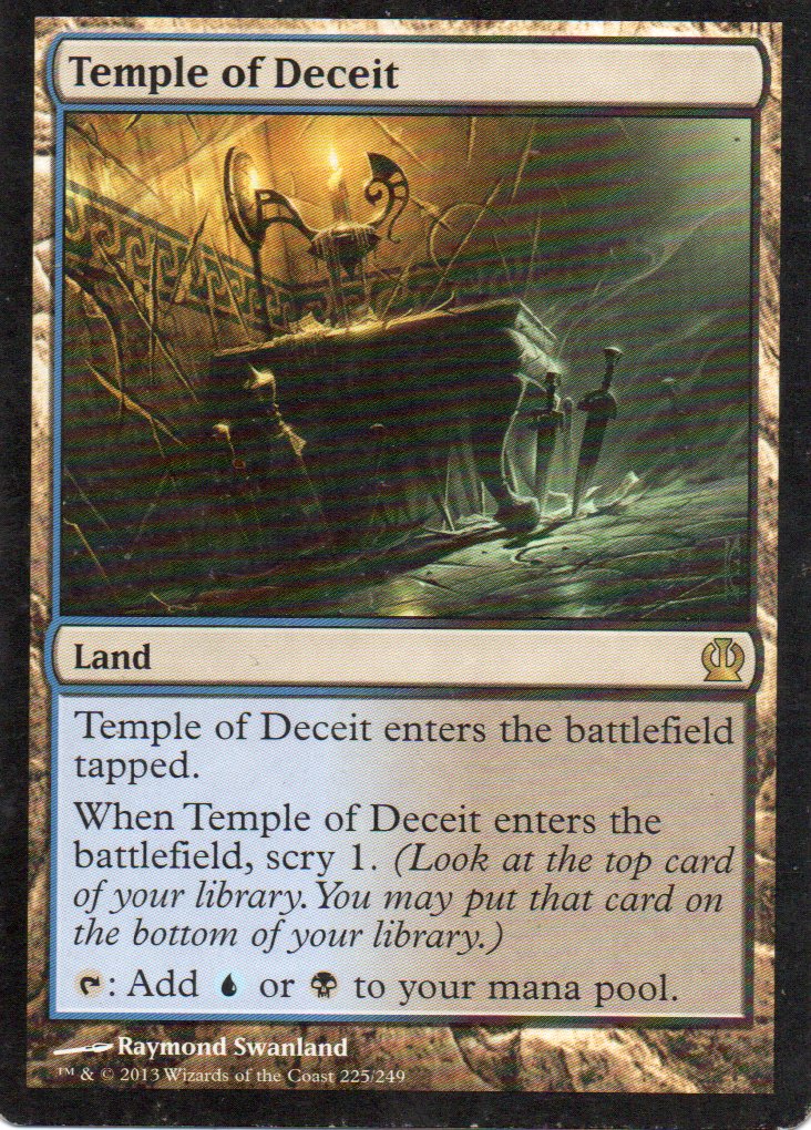 Temple of Deceit 225 Rare Ingles