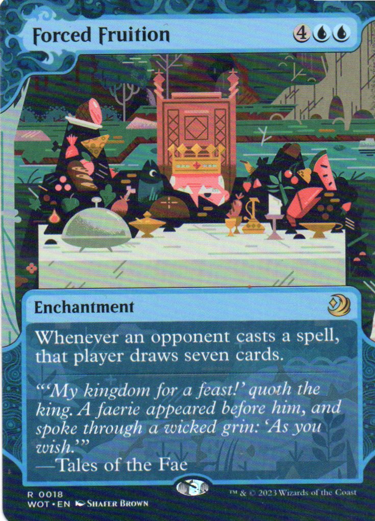 Forced Fruition WOT 018 Rare Ingles