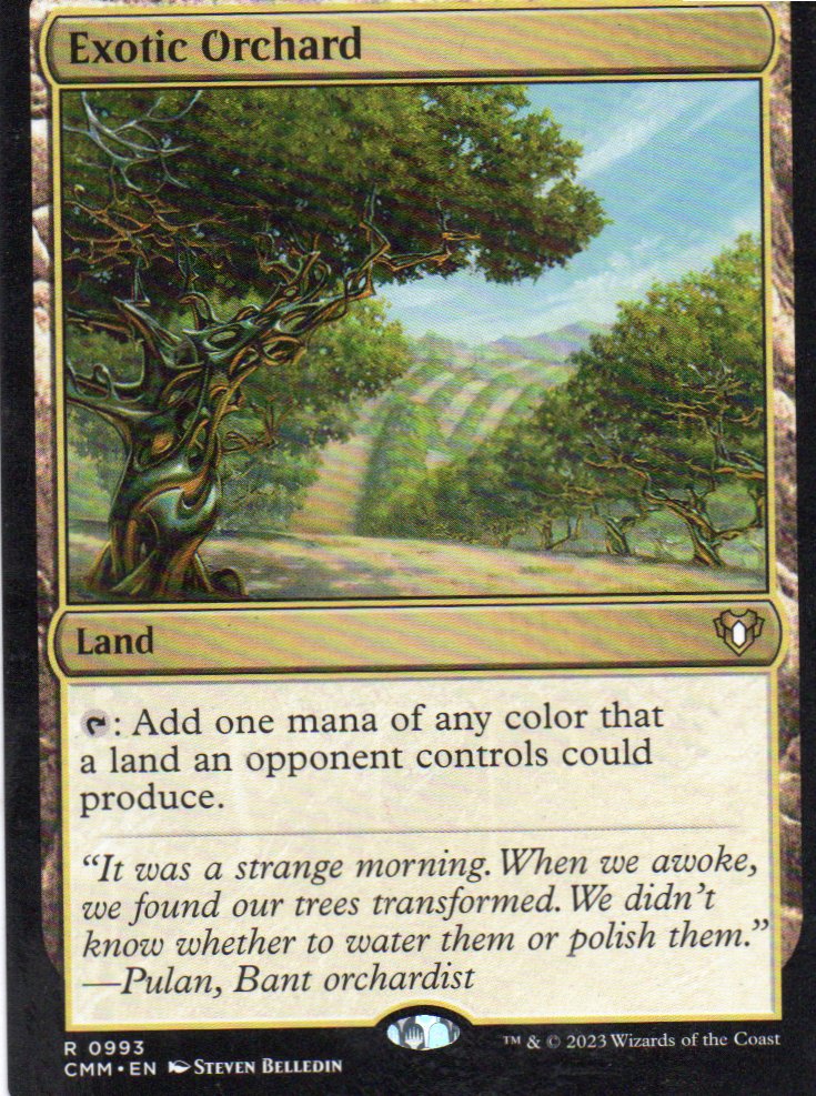 Exotic Orchard CMM 993 Rare Ingles