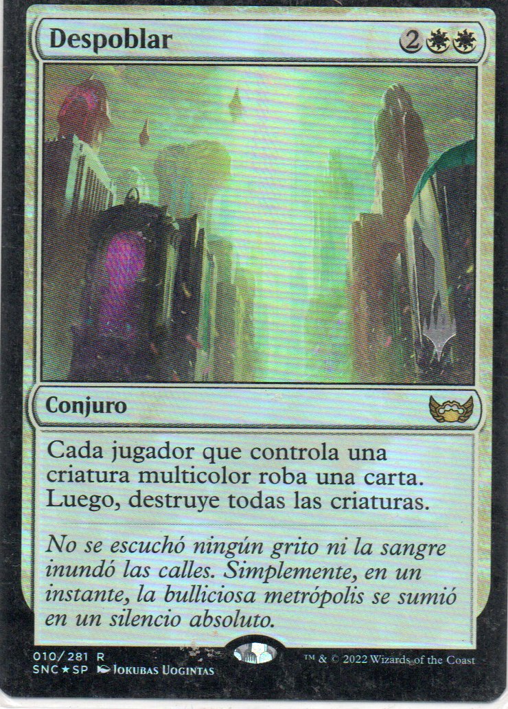 Despoblar SNC 010 Rare Foil Ingles