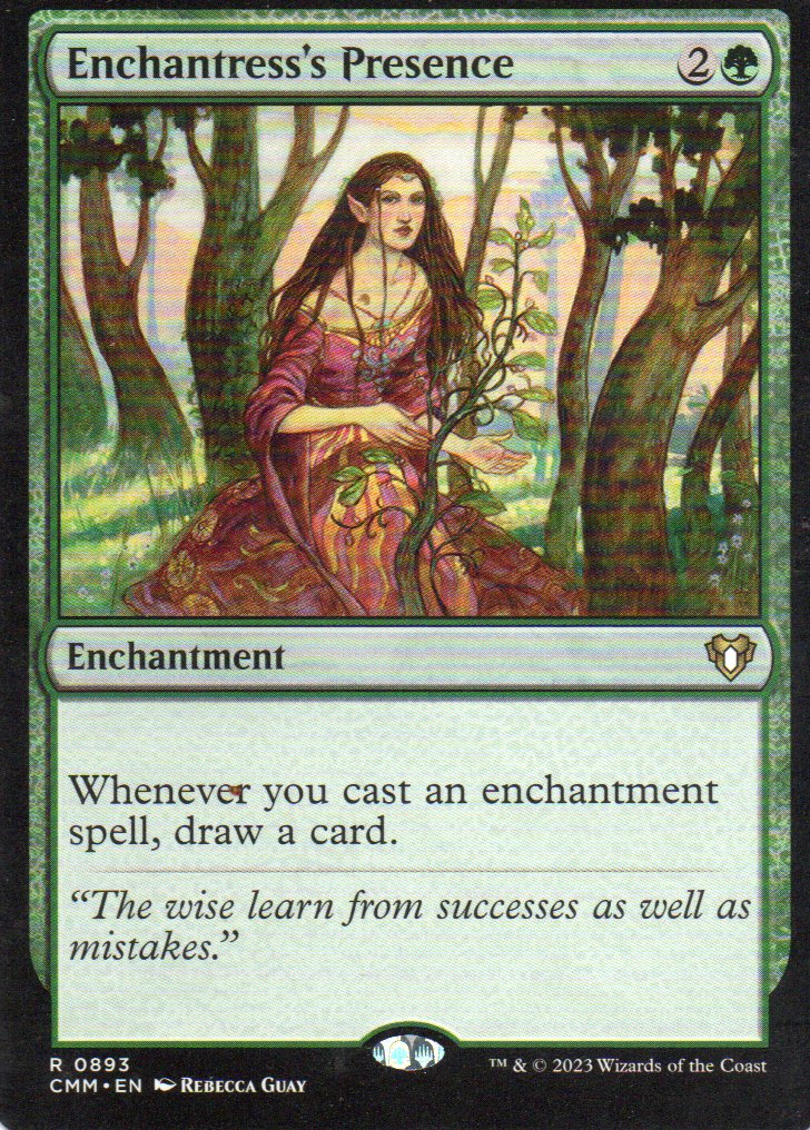 Enchantress's Presence CMM 893 Rare Ingles