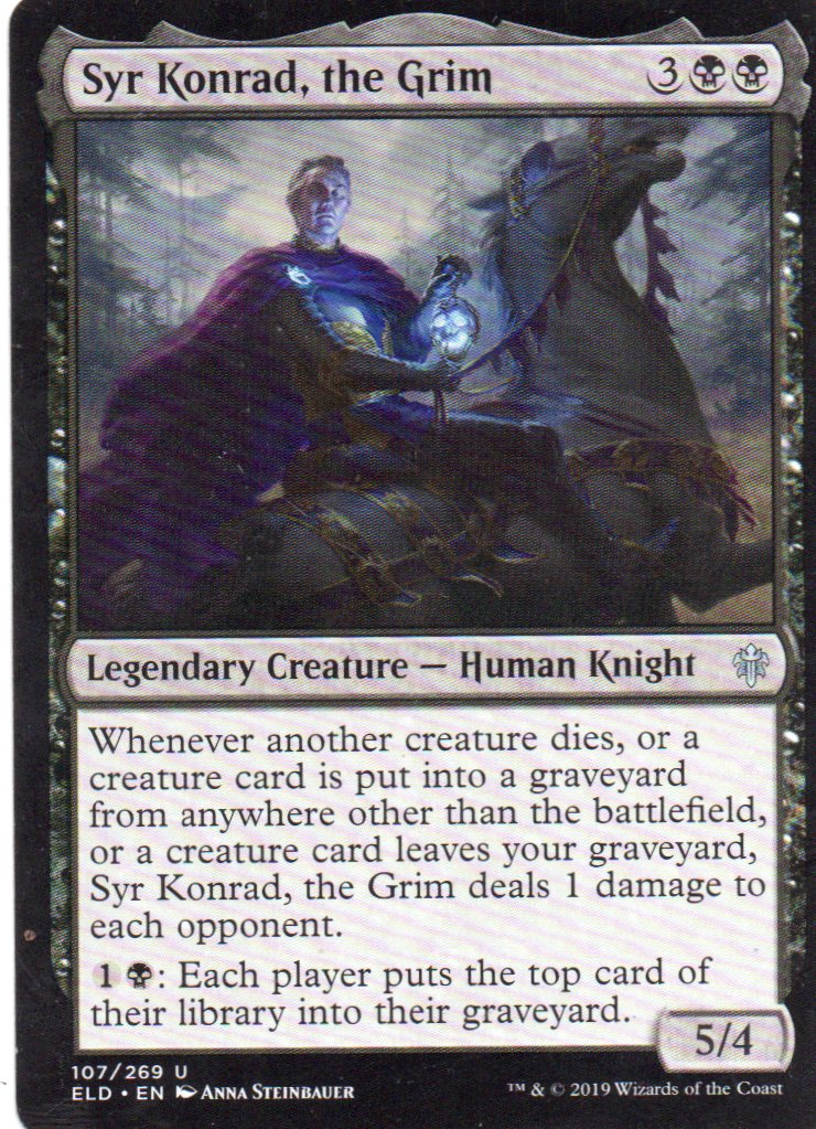 Syr Konrad, the Grim ELD 107 Uncommun Ingles