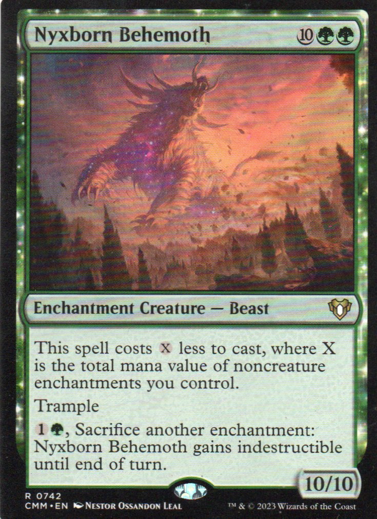Nyxborn Behemoth CMM 742 Rare Ingles