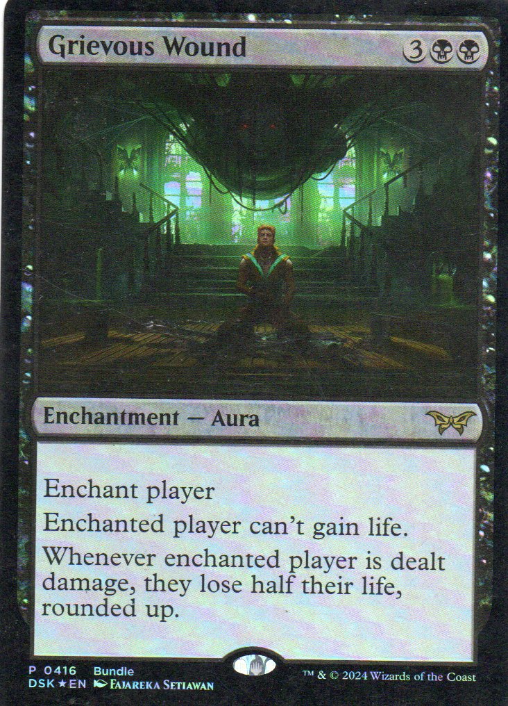 Grievous Wound DSK 416 Rare Foil Ingles