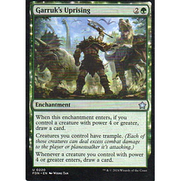 Garruk's Uprising FDN 220 Uncommun Ingles