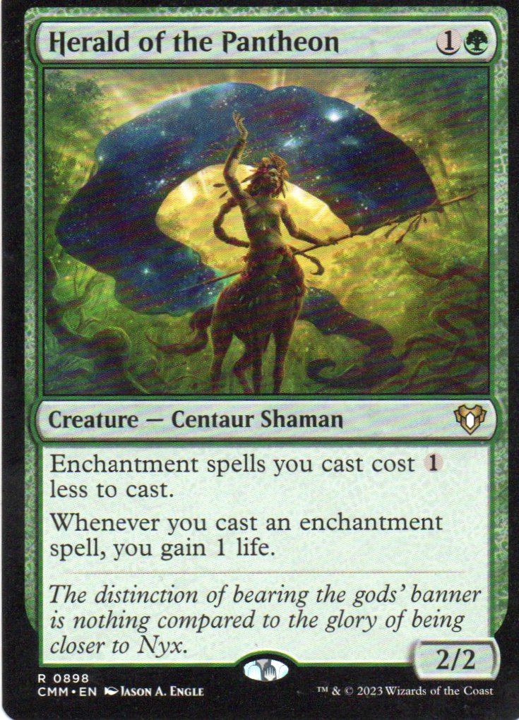 Herald of the Pantheon CMM 898 Rare Ingles