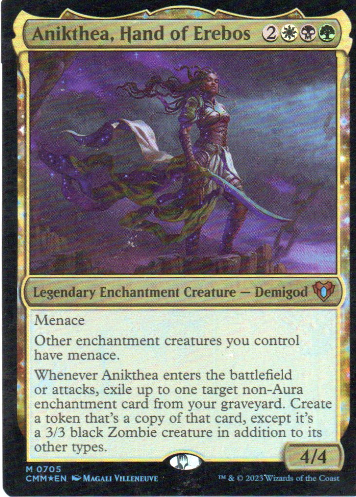 Anikthea, Hand of Erebos CMM 705 Mythic rare foil Ingles