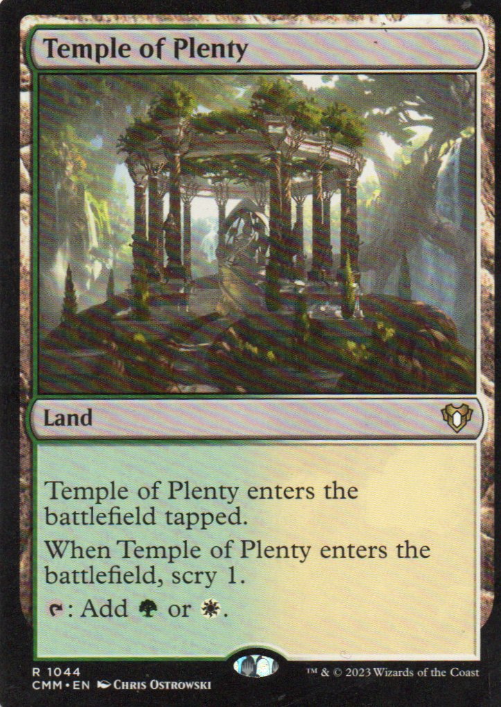 Temple of Plenty CMM 1044 Rare Ingles