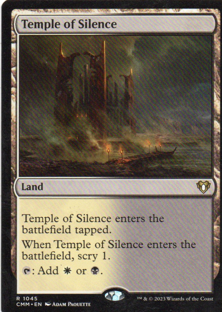 Temple of Silence CMM 1045 Rare Ingles