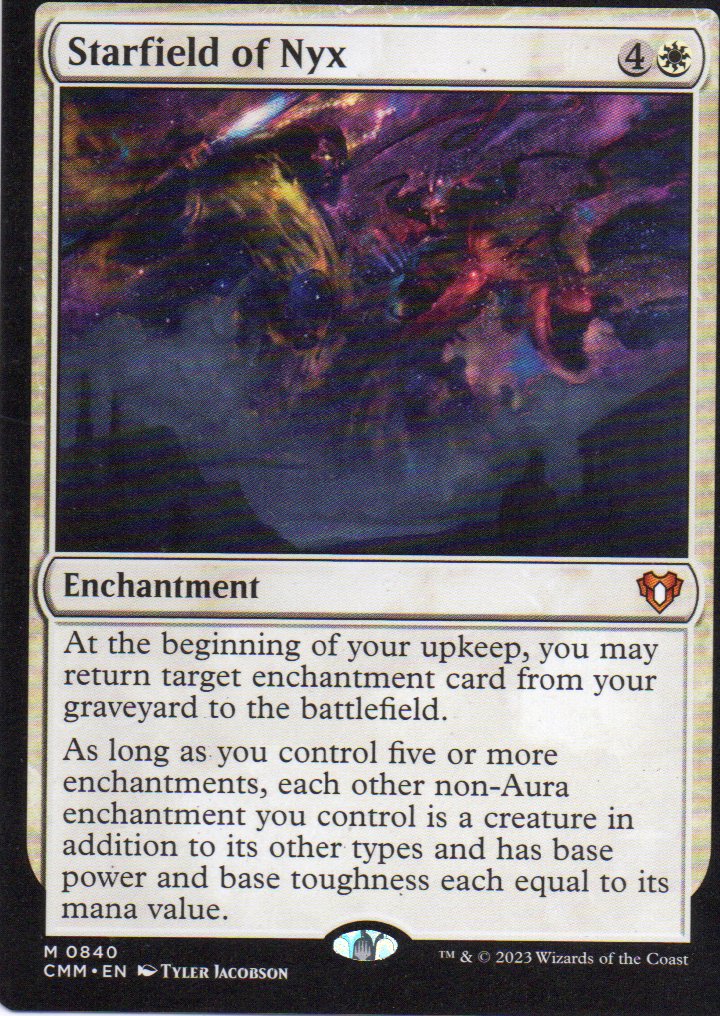 Starfield of Nyx CMM 840 Mythic rare Ingles