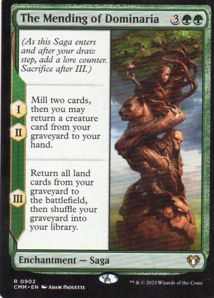 The Mending of Dominaria CMM 902 Rare Ingles