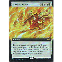 Invoke Justice NEO 437 Rare Foil Ingles