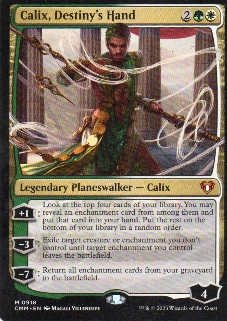 Calix, Destiny's Hand CMM 918 Mythic rare Ingles