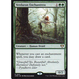Verduran Enchantress CMM 915 Rare Ingles