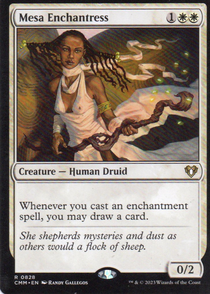 Mesa Enchantress CMM 828 Rare Ingles