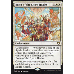 Boon of the  Spirit Realm CMM 720 Rare Ingles