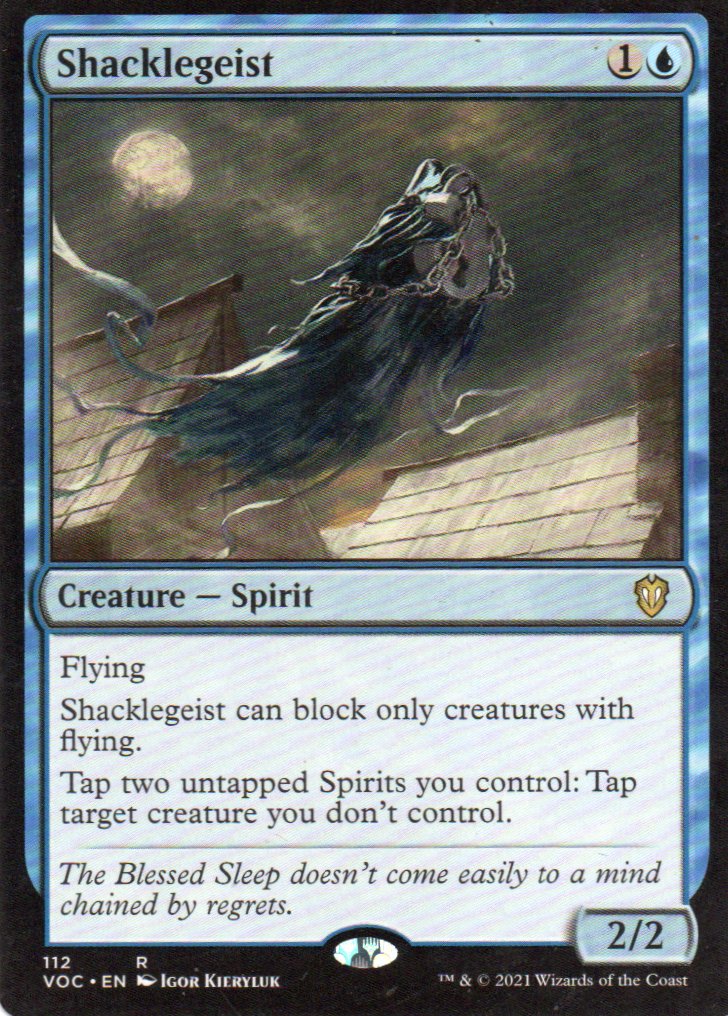 Shacklegeist VOC 112 Rare Ingles