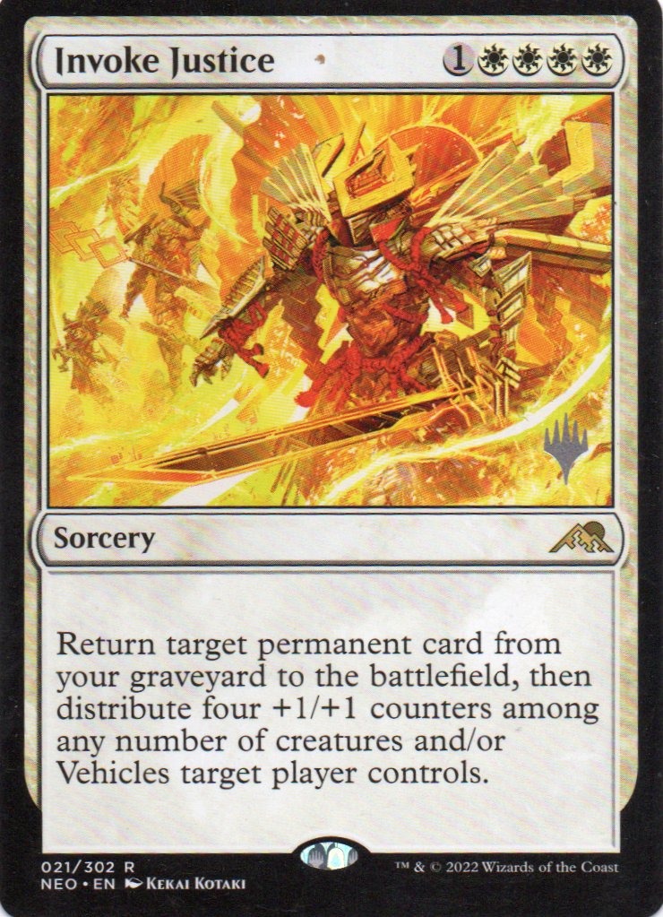 Invoke Justice NEO 021 Rare Ingles