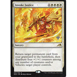 Invoke Justice NEO 021 Rare Ingles