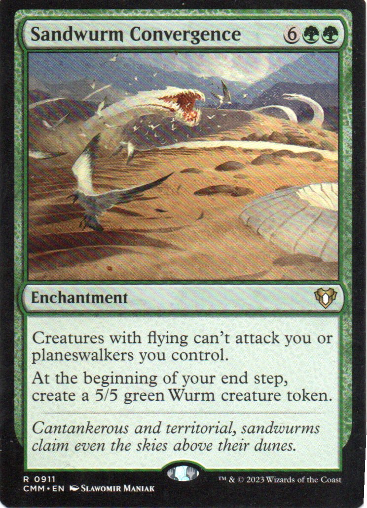 Sandwurm Convergence CMM 911 Rare Ingles