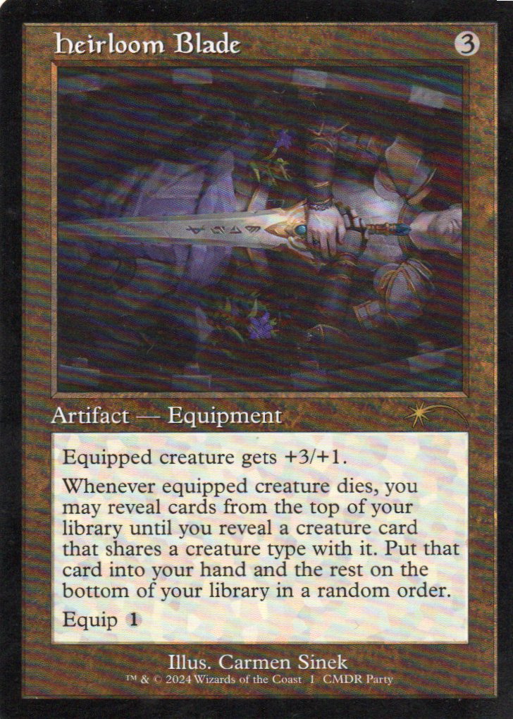 Heirloom Blade CDMR 1 Promo Ingles