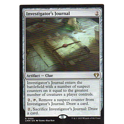 Investigator's Journal CMM 956 Rare Ingles