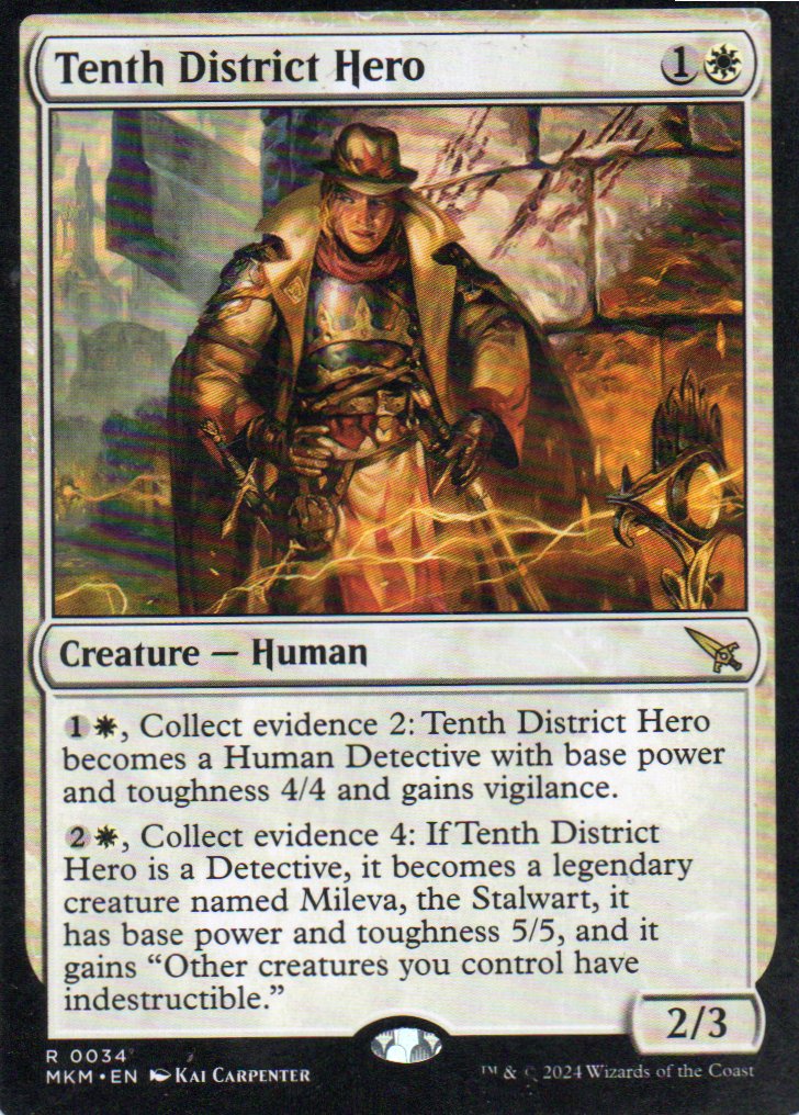 Tenth District Hero MKM 034 Rare Ingles