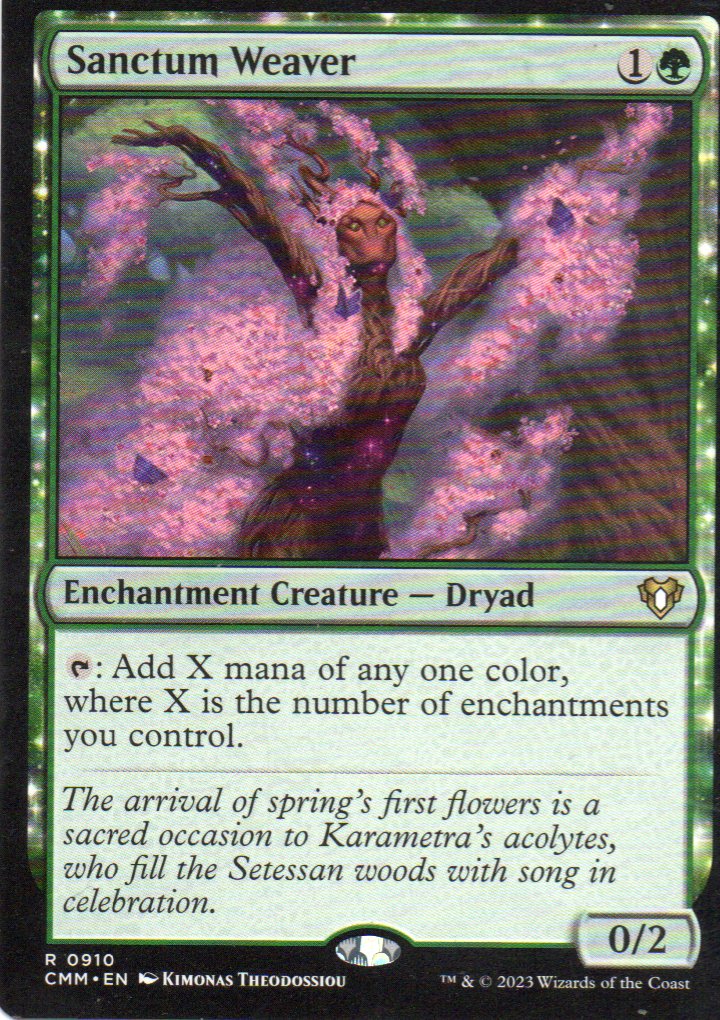 Sanctum Weaver CMM 910 Rare Ingles