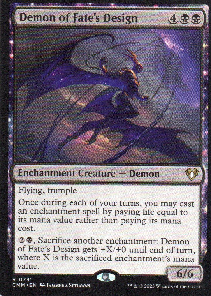 Demon of Fate's Design CMM 731 Rare Ingles
