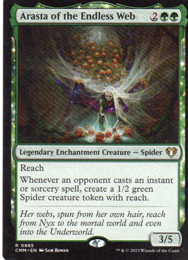 Arasta of the Endless Web CMM 885 Rare Ingles