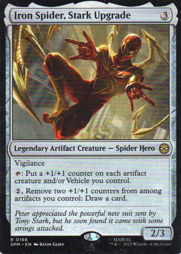Iron Spider, Stark Upgrade SPM 166 Rare Ingles