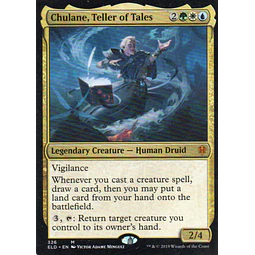 Chulane Teller of Tales ELD 326 Mythic rare Ingles