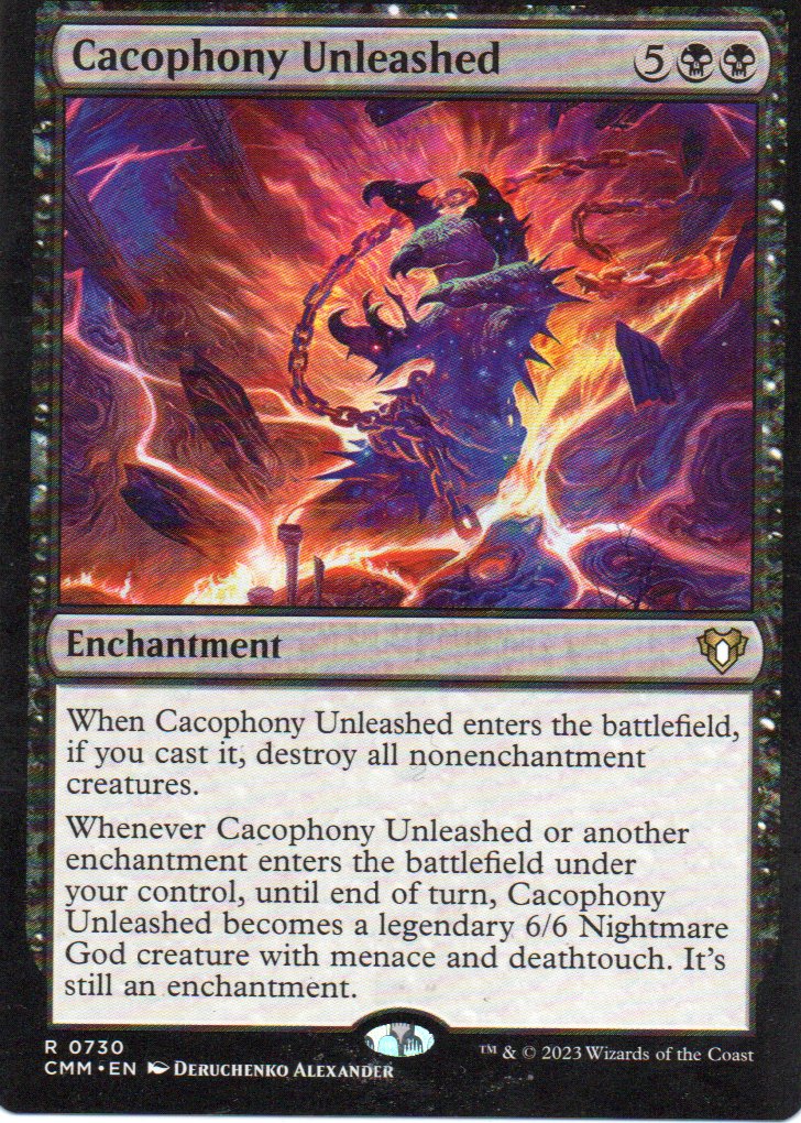 Cacophony Unleashed CMM 730 Rare Ingles
