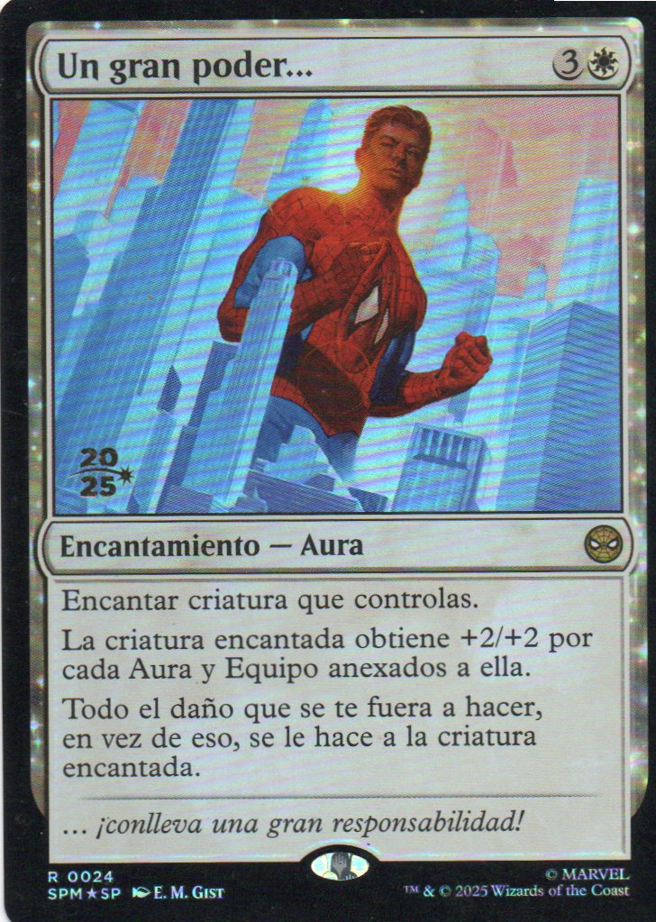 Un Gran Poder... SPM 024 Rare foil español