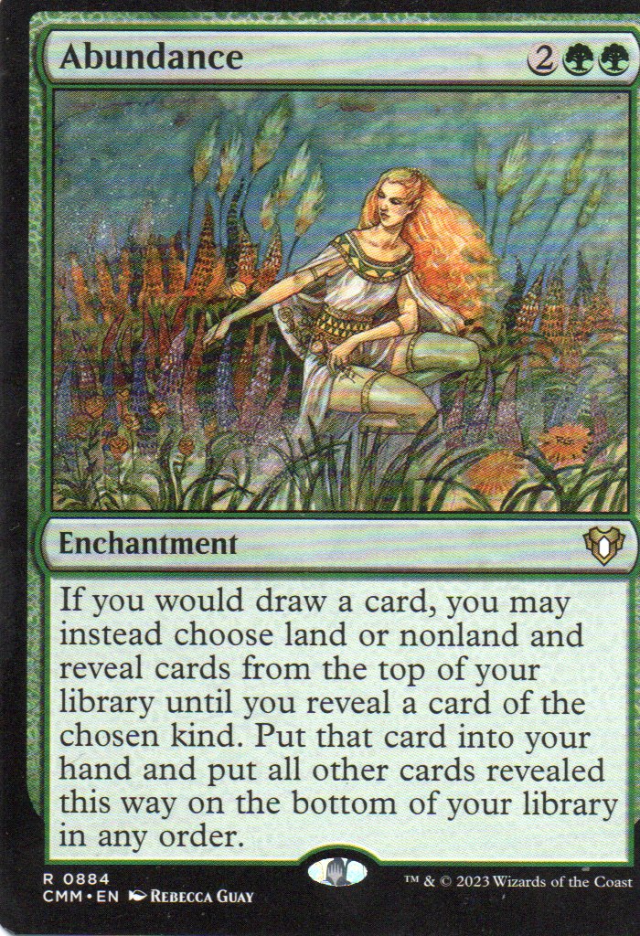 Abundance CMM 884 Rare Ingles