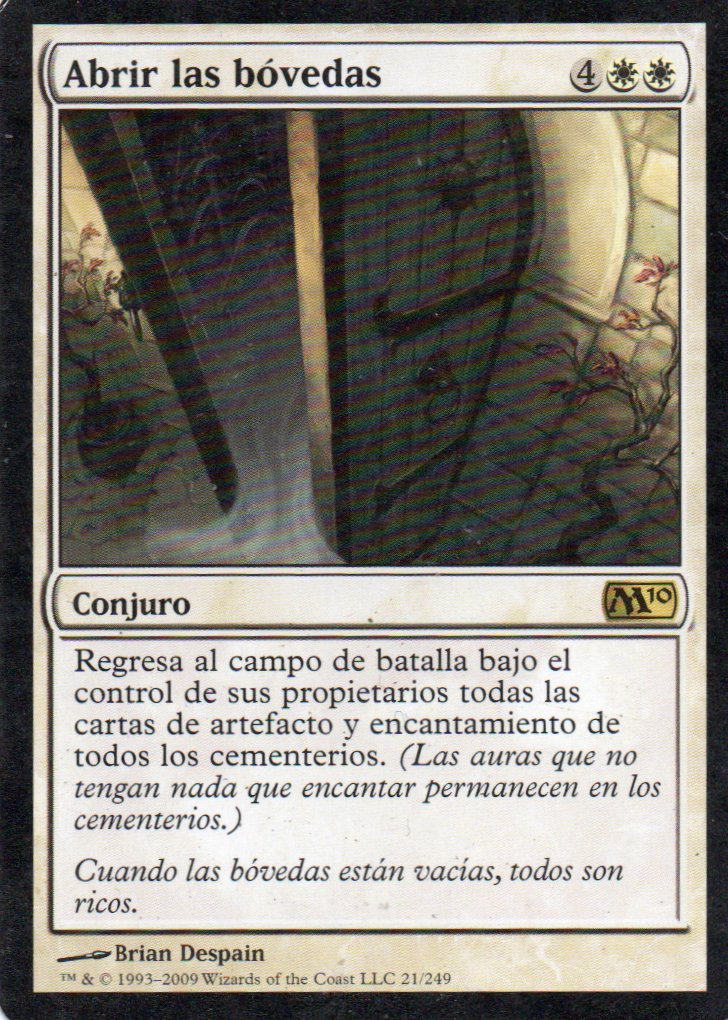 Abrir las Bovedas 21 Rare español