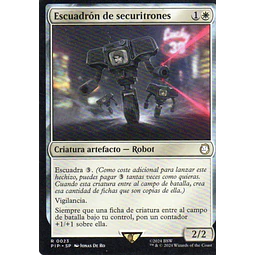 Escuadron de securitrones PIP 023 Rare español