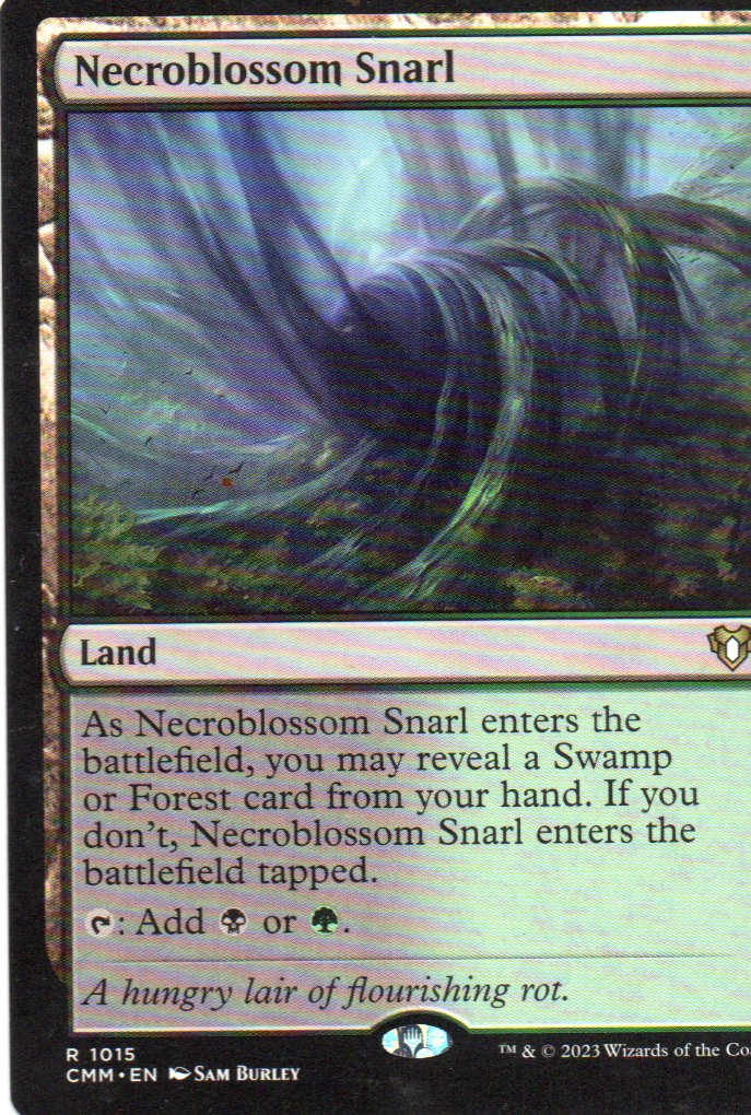 Necroblossom Snarl CMM 1015 Rare Ingles