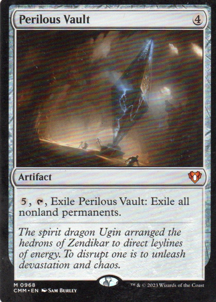 Perilous Vault CMM 968 mythic rare Ingles